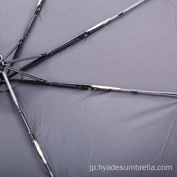 最高の紳士のコンパクトな傘の木製ハンドル